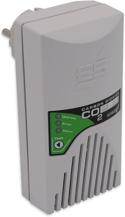 Schabus 300257 Gasmelder op netvoeding detecteert kooldioxide, (B x H x D) 60 x 118 x 44 mm