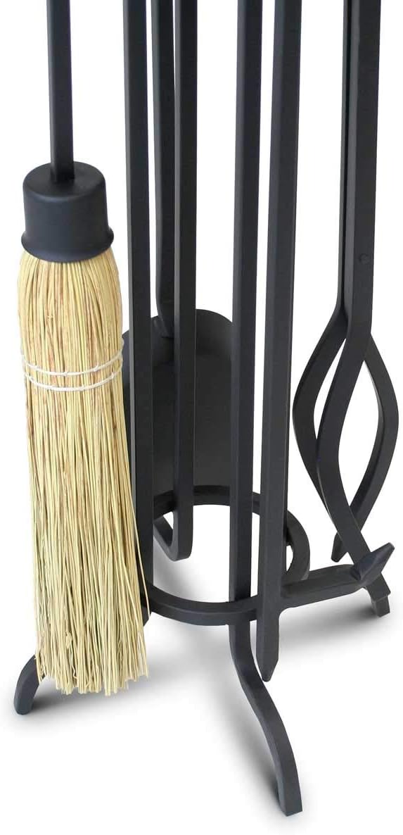 Pilgrim Home and Hearth 19004 Arts and Crafts Open haard Tool Set, Zwart, Ijzer, 29″, 15 lbs