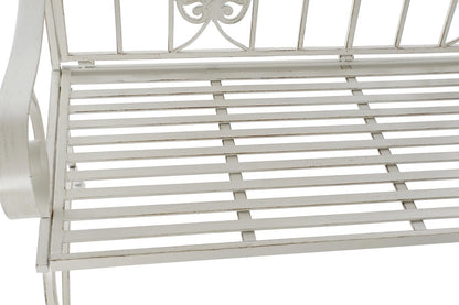Bank van metaal, 118 x 53 x 98 cm, 12,00 poten, zonder bar