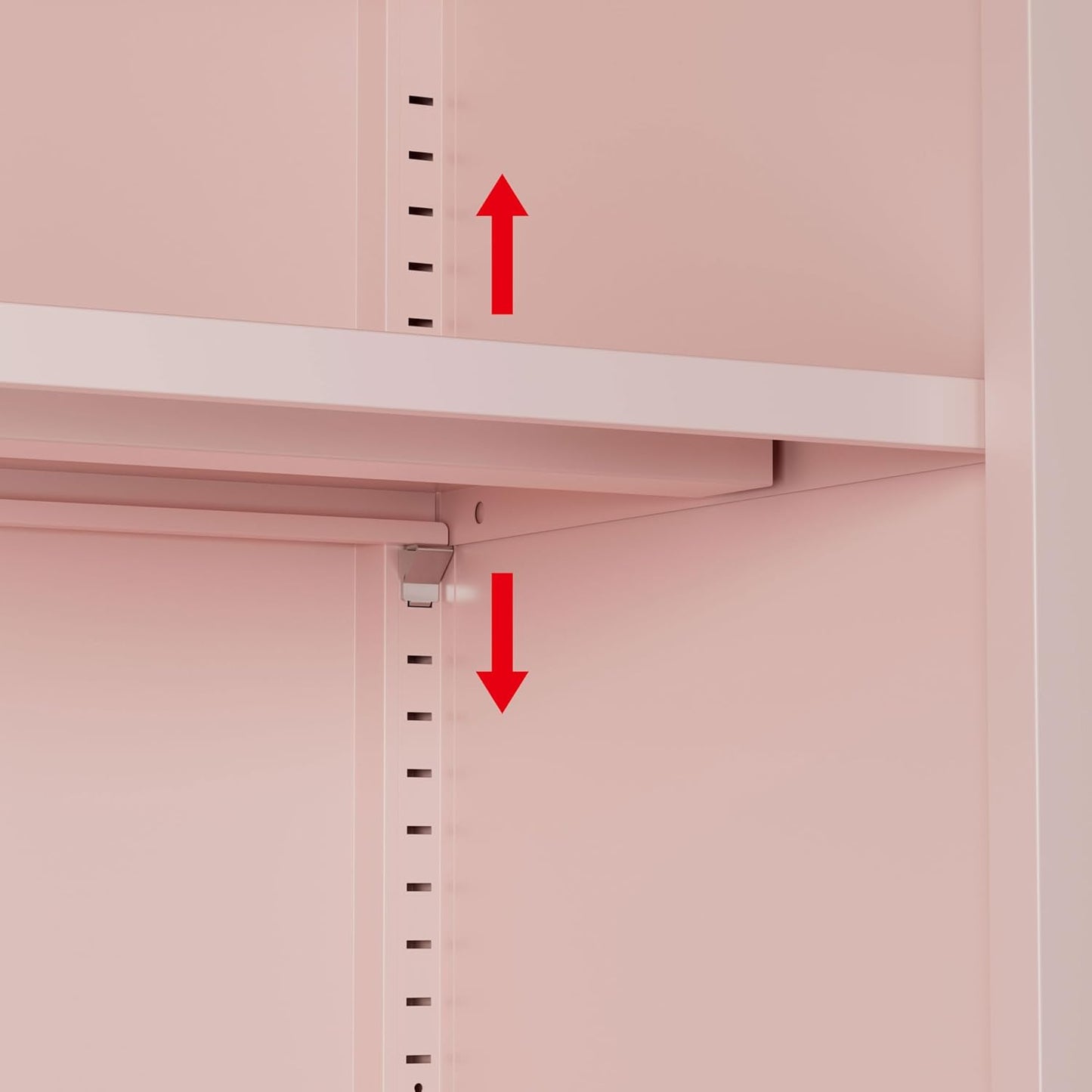 Sideboard - Locker cabinet - Storage cabinet - Industrial cabinet with adjustable shelves - Filing cabinet - Metal Cabinet - Office cabinet - 80x40x100cm (LxWxH) - Powder coated steel - QUORE