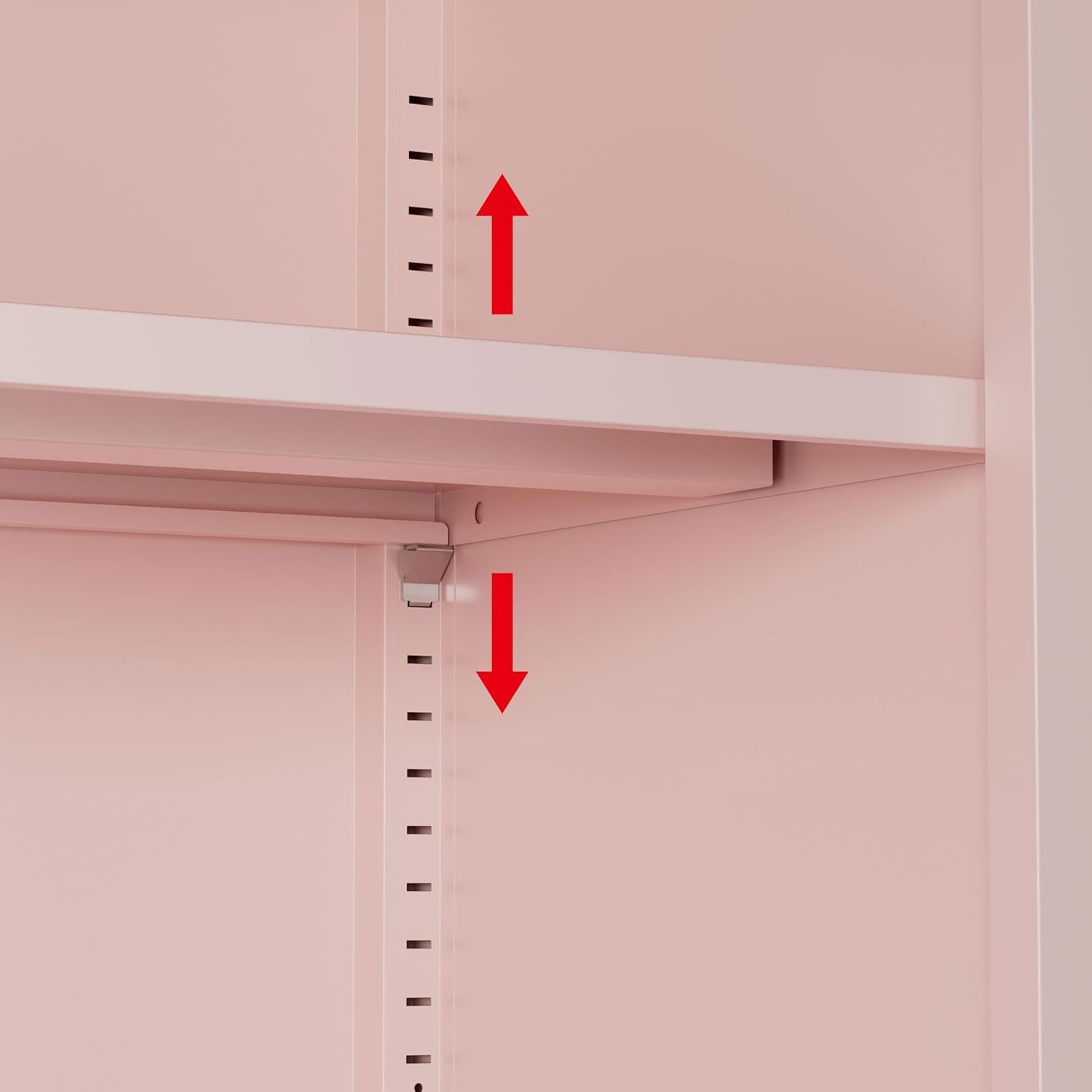 Sideboard - Locker cabinet - Storage cabinet - Industrial cabinet with adjustable shelves - Filing cabinet - Metal Cabinet - Office cabinet - 80x40x100cm (LxWxH) - Powder coated steel - QUORE