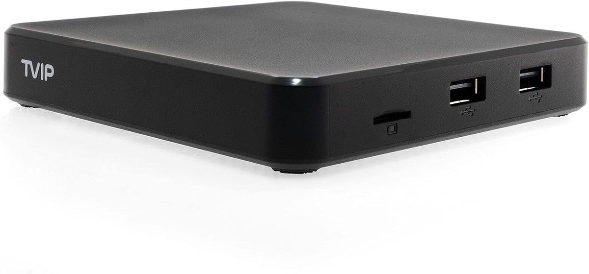 TVIP S-Box v.605 SE 4K UHD Linux IP-ontvanger Dual WiFi, LAN, Bluetooth, HDMI, USB, MicroSD