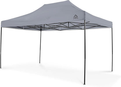 All Seasons Gazebos 3 x 4,5 m, volledig waterdicht vouwpaviljoen, metallic grijs