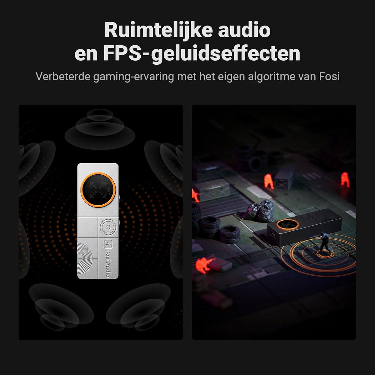 USB-C DAC Hoofdtelefoonversterker – DAC Versterker – Hoofdtelefoonversterker – Dongle DAC – USB-C Audio Adapter – Zilver – 7.1 Ruimtelijke Gaming Audio – 4,4 mm Gebalanceerde Uitgang