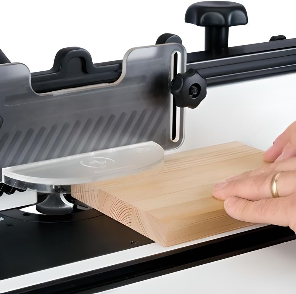 Trend Router Table Back Fence, Gebruikersgemaakte compatibiliteit, Schuifwangen, Rand Schaven Faciliteit, Veiligheidsvoorzieningen, RT/FENCE/A