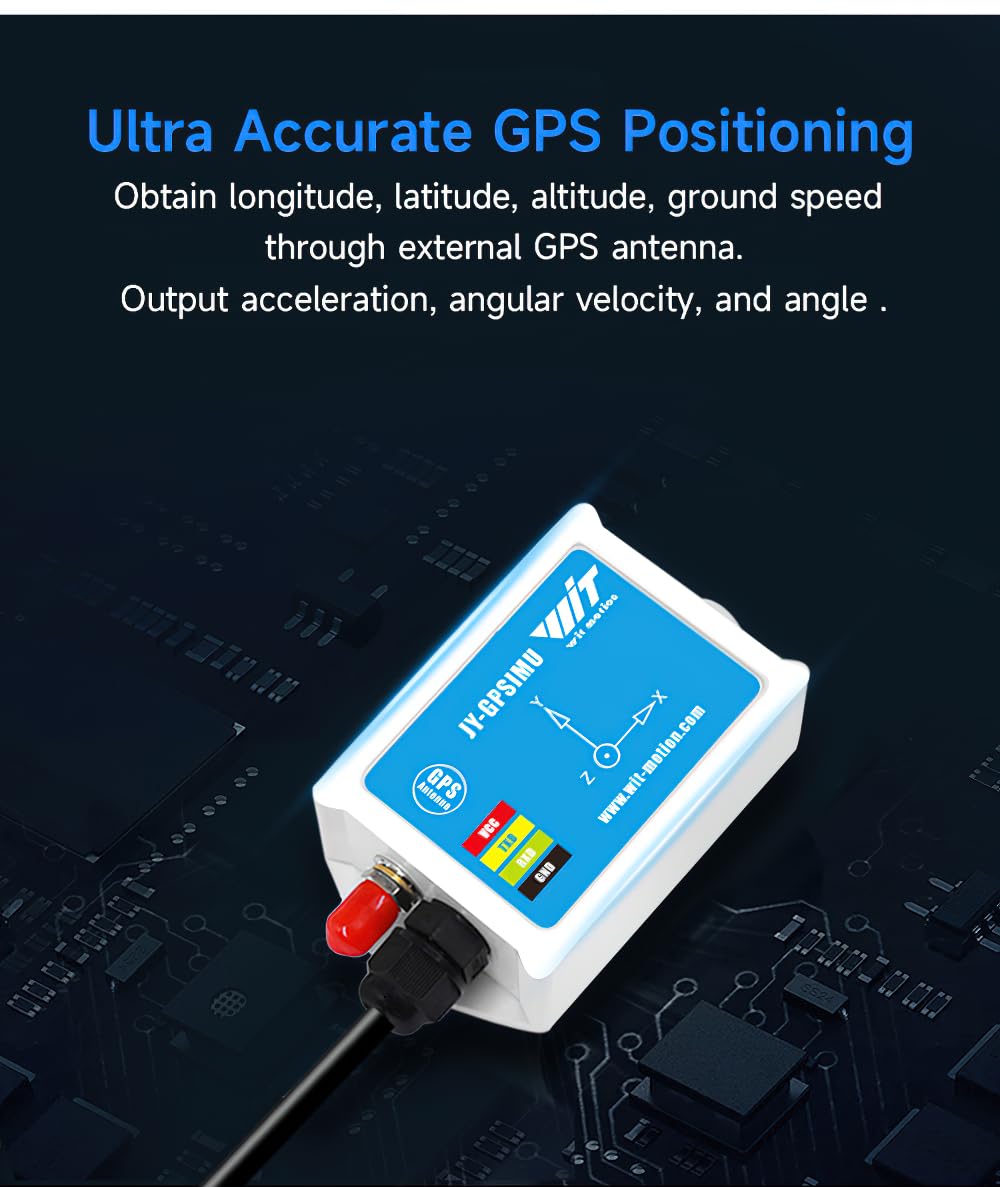 [Industry-Grade Beidou+GPS AHRS IMU] WTGAHRS2 MPU9250 10-axis Accelerometer+Gyroscope+Angle(XY 0.05° Accuracy)+Magnetometer+Air Pressure+Latitude+Longitude+Ground Speed, Navigation System