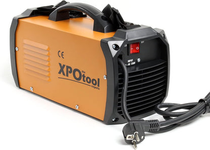 XPOtool MIG100 Inverter lasmachine zonder gas, lasapparaat met draadaanvoer, lasmodule voor gevulde draad en IGBT, inclusief accessoires voor lassen