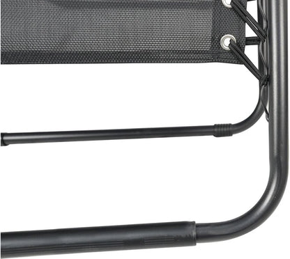 Tuinstoel Set 2 – Relaxstoel – Loungestoel – Tuinstoel – Verstelbare Tuinstoel – Zero Gravity Comfort – Stevig Stalen Frame – Opvouwbaar & Weerbestendig