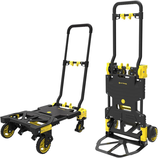 Bagagewagen – Steekwagen – Handwagen – Platformwagen – Transportwagen – 2-In-1 Inklapbaar – 70/137 Kg Draagkracht