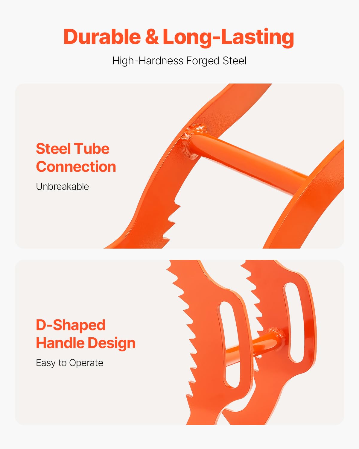VEVOR Stone Lifting Pliers 812 mm with 4 Claws, Pliers for Logs, Rotatable, Steel, Lifting Capacity 1000 kg, Serrated Claw Design, Tractor Pliers, Carriage