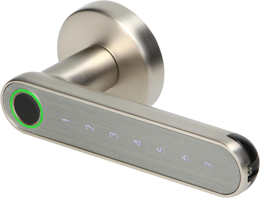 Smart Lock met Tiptoetsenbord en Slimme Functie - Vingerafdruklezer Bleutooth 4.0 (Nikkel)