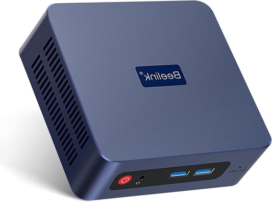 Mini PC – Mini Computer – Compact PC – Kleine Desktop – Ryzen 3 3200U Variant – 16GB RAM & 500GB NVMe SSD – Dual 4K HDMI Uitgang & WiFi 6