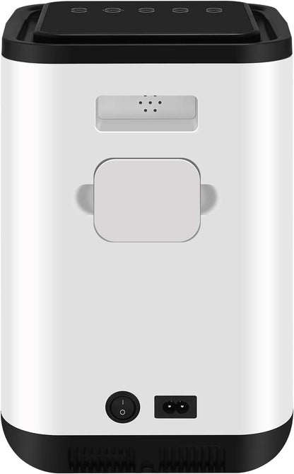 Zuurstofconcentrator, zuurstofmachine voor thuis, 93% zeer zuivere zuurstofconcentrator voor thuis, 1-7 l/min instelbaar, 45 dB geluidsarm, met verstuivingsfunctie