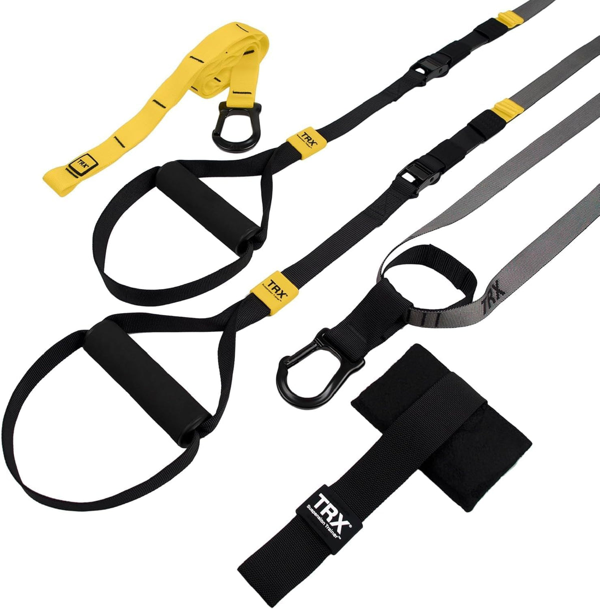 TRX GO Suspension Trainer - Slingtrainer voor de professional die vaak reist of voor elk fitnesstraject - TRX Training Club-app - Grijs