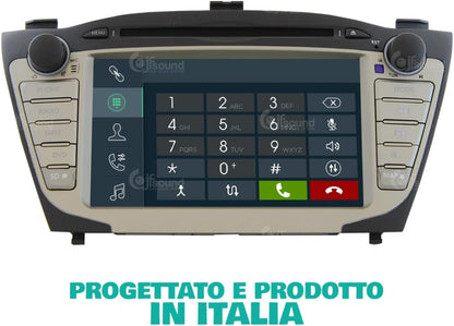 Autoradio Hyundai IX35 – Multimedia Speler – Navigatiesysteem – GPS Radio – Achteruitrijcamera Ondersteuning – 7" Touchscreen – 8-core Processor & Android Auto