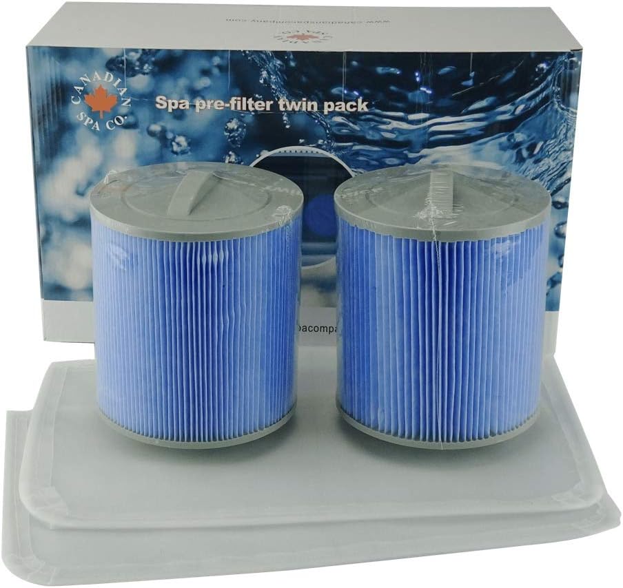 Canadian Spa Gletsjer Filter Set 100 sq.ft Hot Tubs, Grijs