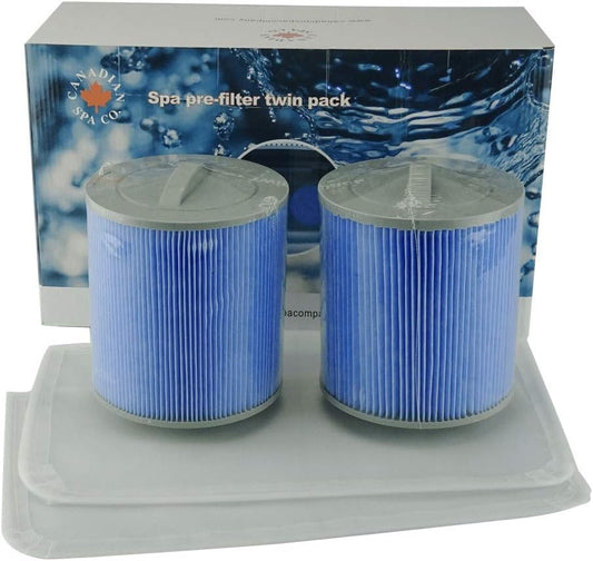Canadian Spa Gletsjer Filter Set 100 sq.ft Hot Tubs, Grijs
