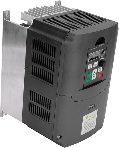 VFD-frequentieomvormer, eenfase 220 VAC-ingang 3-fase 380 VAC-uitgang 7,5 kW vectorbesturing CNC-VFD, inverterconverter, voor motortoerentalregeling