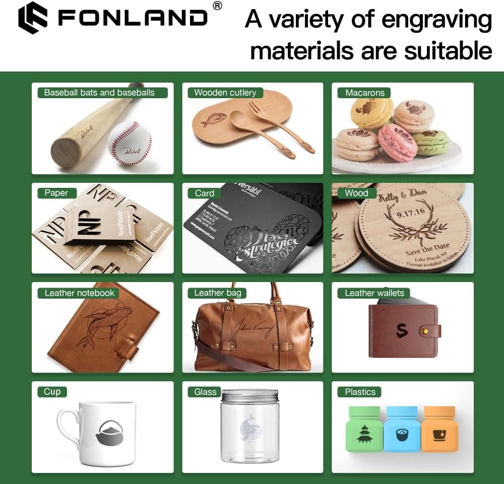 Mini lasergraveermachine, draagbaar, voor papier, leer, hout, kunststof, logo, CNC-graveermachine, doe-het-zelf graveergereedschap