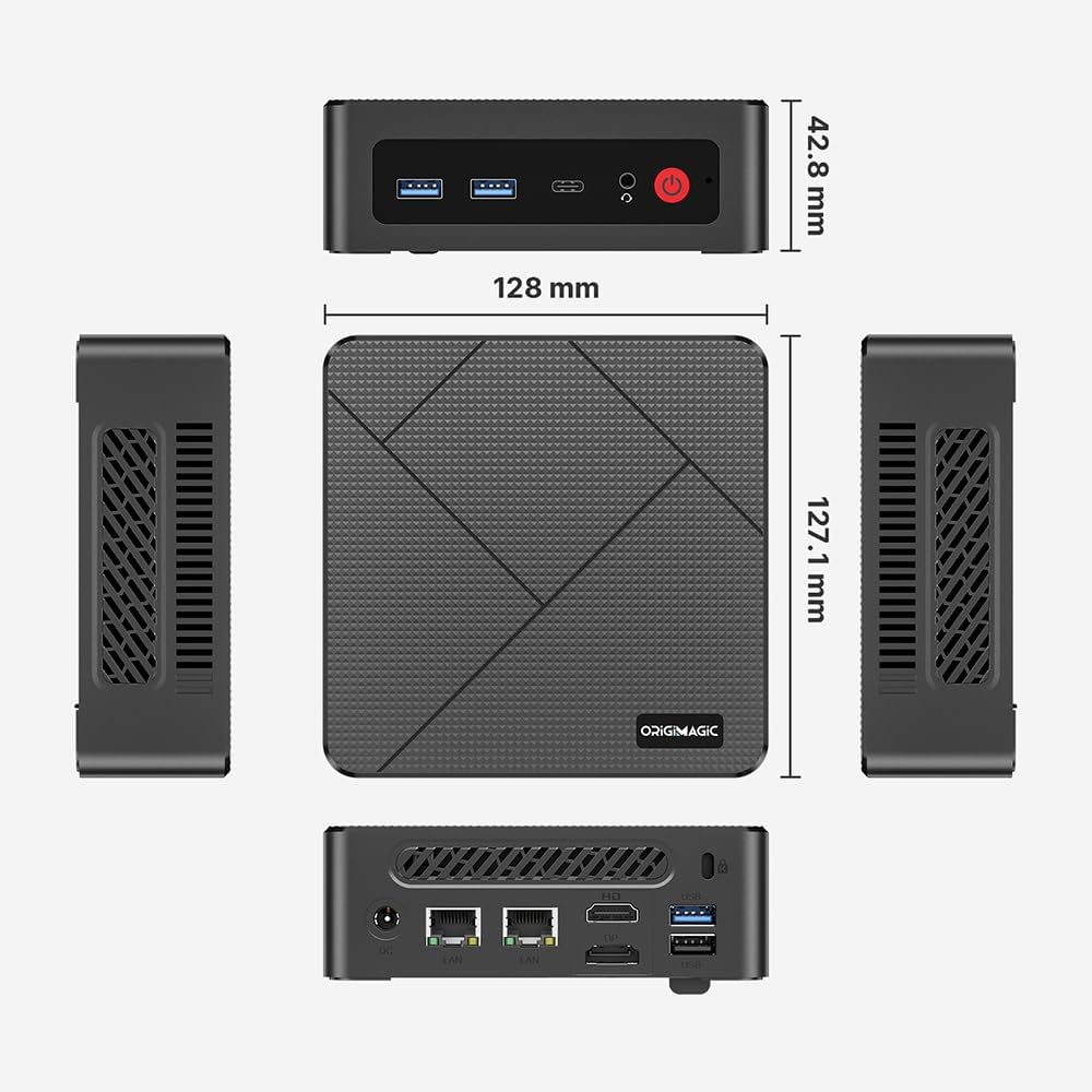 Mini PC – Mini Computer – Compact PC – Kleine Pc – Desktop Pc – AMD Ryzen 5 3550H – 16 GB DDR4 RAM & 512 GB SSD