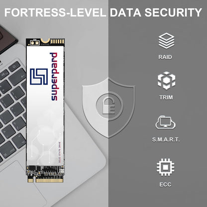 SSD 2 TB M.2 2280 NVMe PCIe Gen4.0, SSD harde schijf intern, PS5 compatibel - PCI Express 4.0 x4 3D NAND - voor gaming-pc/laptop/desktop
