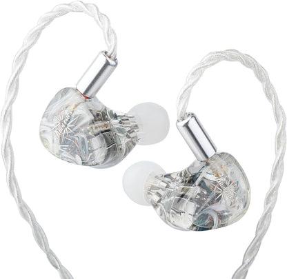 In-Ear Monitor – IEM – Oordopjes – Oortjes – In-Ear Oordopjes – Transparant – 8 Gebalanceerde Armatuurdrivers – Drieweg Passieve Crossover