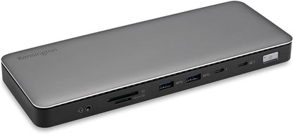 Kensington SD5760T Thunderbolt 4 dockingstation, Dual Monitor 8K/4K, Micro SD-kaartlezer, 96W Power Delivery, 2 x HDMI, Ethernet, USB-C 3.2 & 4 x USB-A-poorten (K34110EU)