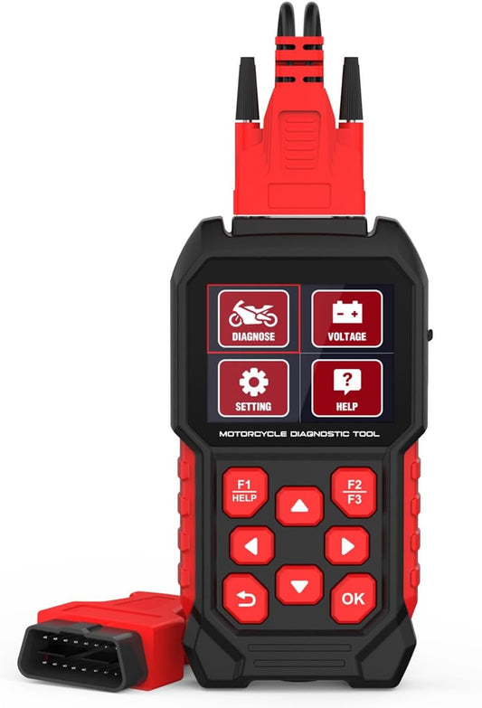 Motorfiets Diagnostisch Gereedschap – Motorfiets Scantool – Code Lezer – Diagnose Scanner – Motorfiets Scanner – Breed Compatibel Met Diverse Merken – Eenvoudig Foutcodes Uitlezen En Wissen