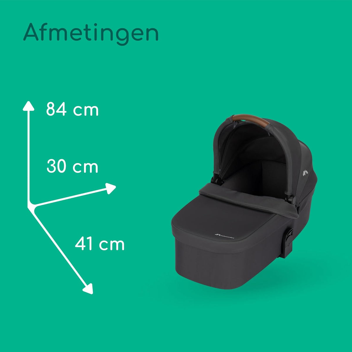 Bebeconfort Luvia Trio, Kinderwagen 3 in 1 set, 0-4 jaar (0-22 kg), Wandelwagen, Baby autostoeltje, Reiswieg, Slim opvouwen, Verstelbare duwstang, Wielen met schokdempers, Mineral Graphite
