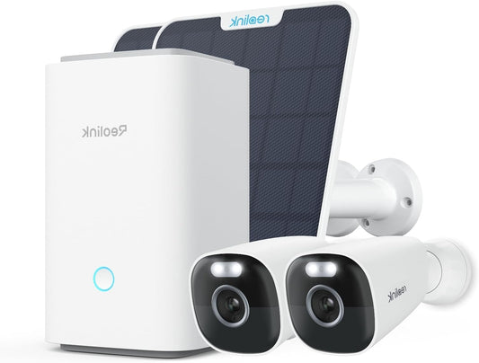 Draadloze Beveiligingscamera Set – Surveillance Camera – Beveiligingscamera – Wifi Camera – Zonne-energie Camera – 5MP Kleurennachtzicht – Lokale Opslag Met Home Hub