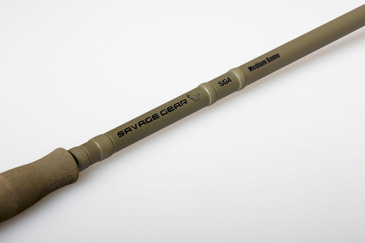 Savage Gear SG4 Medium Spel Spinning Hengel - premium hengel voor zoet- en zoutwater - perfect voor zacht en medium kunstaas - ideaal voor baars, snoek, forel, roofvissen 2.51M 15-45G