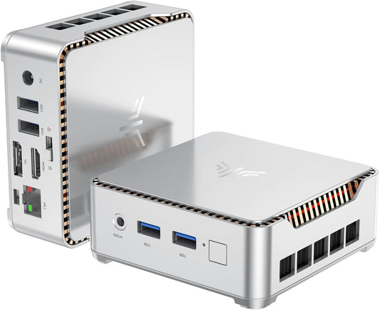 Mini PC – Mini Desktop Computer – Compacte PC – Ultrasnelle PC – Krachtige PC – Intel Alder Lake N97 Processor – 4K@60Hz Dual Display & 16GB DDR4 RAM