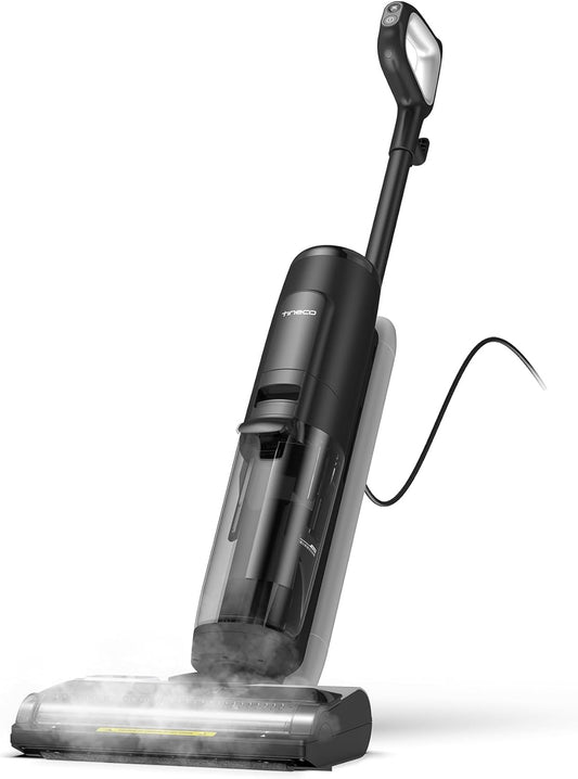 Tineco iFLOOR 5 Steam & Dry Vacuum Cleaner 120°C with Cable, Self-Cleaning, Wet Vacuum Cleaner, Hardwood Floor Cleaner for Sticky Dirt, Food Scraps