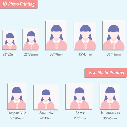 YOTON Fotoprinter, Draagbare Fotoprinters met 54 vellen (4"x6"), Ondersteuning WiFi-verbinding, Fotobewerkingsfunctie, Voor iPhone/Android/Laptop