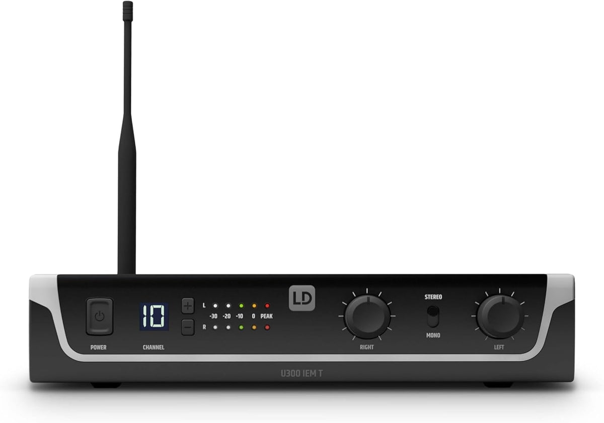 In-Ear Monitoringsysteem – Monitorsysteem – Draadloze Monitoring – In-Ear Set – Podiummonitor – 584-608 MHz – Bereik Tot 100 Meter