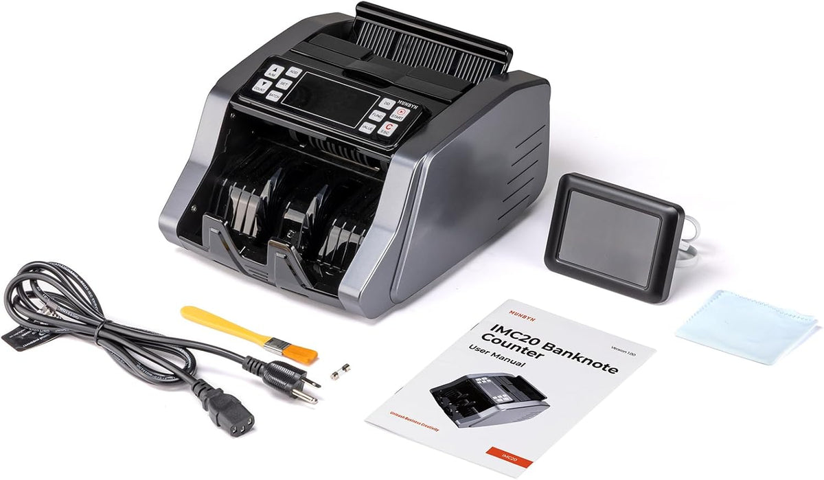 Geldtelmachine – Biljettenteller – Bankbiljettenteller – Geldteller – Valutateller – UV/MG/IR/MT-Detectie – Waardetelling Voor EUR En USD
