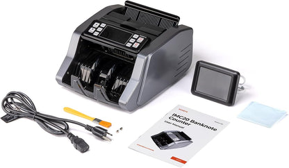 Geldtelmachine – Biljettenteller – Bankbiljettenteller – Geldteller – Valutateller – UV/MG/IR/MT-Detectie – Waardetelling Voor EUR En USD