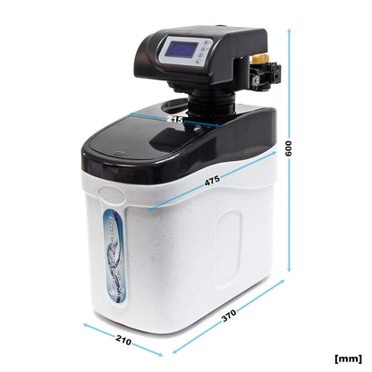 Waterontharder – Waterontkalker – Ontkalkingssysteem – Ionenwisselaar – Zachtwatersysteem – 800 Liter Per Uur Capaciteit – Automatische Regeneratie Met 12 Kg Pekeltank