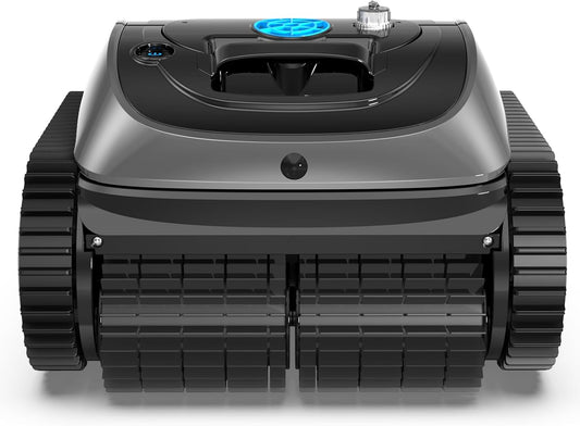 WYBOT C1-01 zwembadrobot voor inbouwzwembaden, zwembadrobot accu: 150 min, looptijd. 4-in-1 zwembadrobot accu wand en vloer reiniging tot 150 m², smart navigatie & app-donkergrijs groen