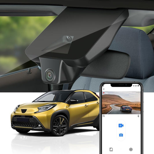 Dashcam – Autocamera – Dashboardcamera – Auto Camera – Inbouw Dashcam – 4K 2160P UHD – Ingebouwde WiFi, G-Sensor & WDR