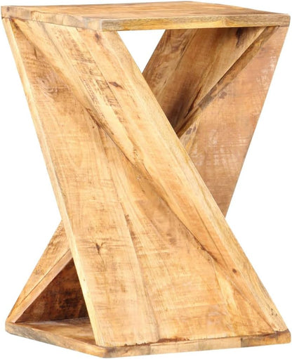 vidaXL Solid Mango Wood Side Table Table Side Table Side Table Side Table Side Furniture Coffee Table Living Room Table Coffee Table Plant Table