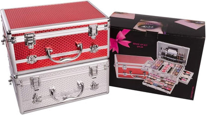 Multifunctionele Make-Upset #7 – Alles-In-Eén Make-Up Cadeauset – Make-Up Kit – Make-Up Starterskit – Cosmeticaset – Hooggepigmenteerde Kleuren – Compact Draagbaar Etui
