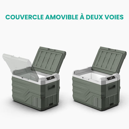 Alpicool 35L Autokoelkast 12V Draagbare Autokoelkast met Vriezer Koelkasten NL40 12V/24V DC 100~240 Volt AC Elektrische Koelbox voor Camping, RV, Roadtrip, Picknick, Truck, Camper -20℃-20℃