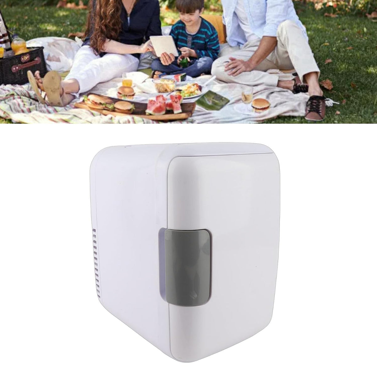 Draagbare Koelkast, DC18V Zonne-energie Vriezer Koelkast Koeler, 50W Monokristallijn Zonnepaneel Efficiënte Voeding RV-koelkast met Grote Capaciteit voor Kamperen, Buiten
