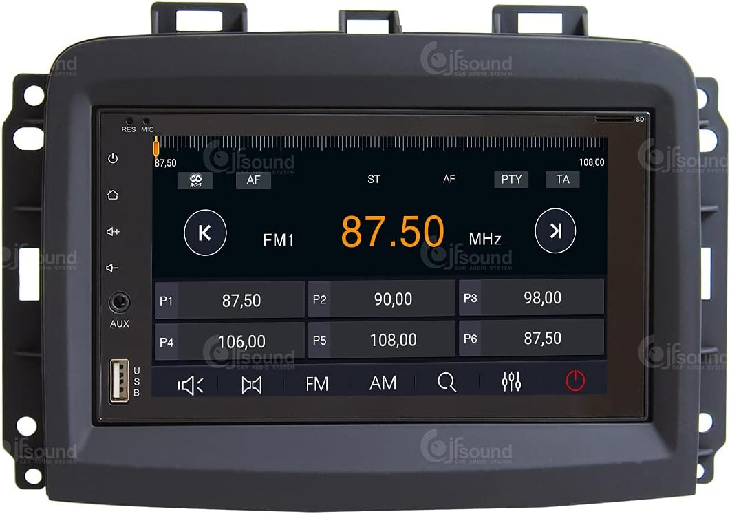 Autoradio Fiat 500L Restyling – Inbouwradio – Multimedia Systeem – Navigatie Systeem – Dashboard Radio – 6,2 Inch Touchscreen – Android Auto & CarPlay