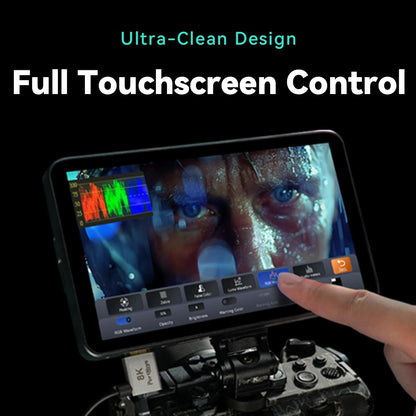 Portkeys LH7P 7" Camera Monitor 1000nit Touchscreen, Full HD 1920 * 1080, Wireless Camera Control for S0NY & Blackmagic, 4K HDMI In/Out, 3D LUT Output, Waveform, Lightweight Field Monitor