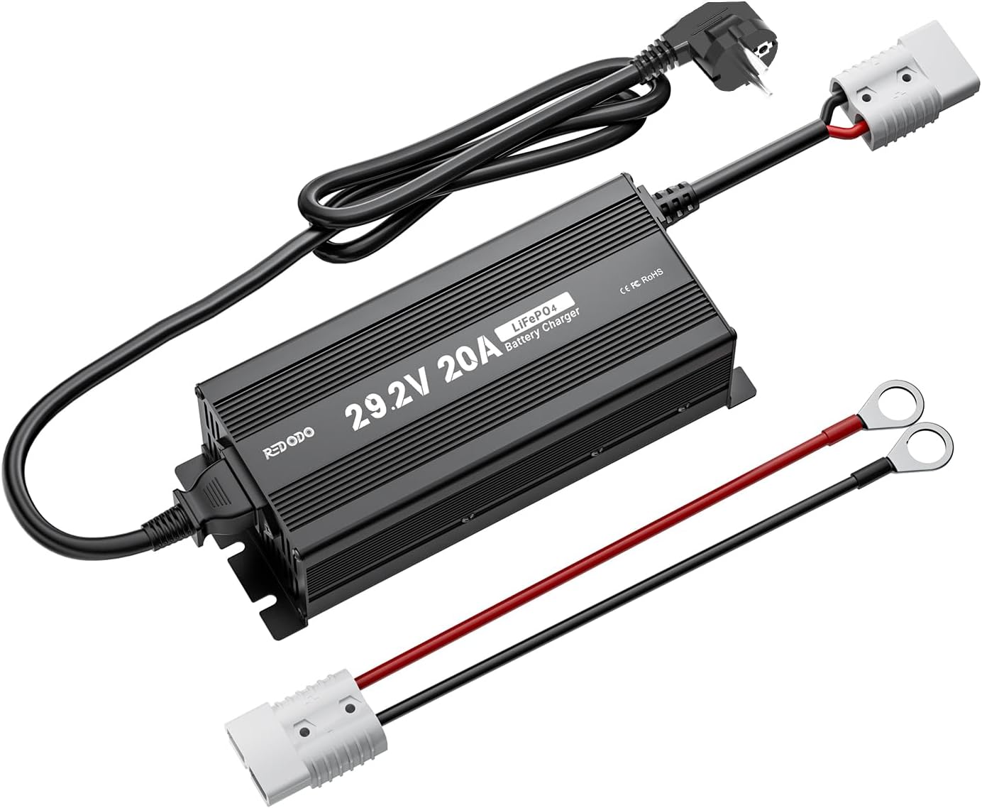 LiFePO4 Acculader – Batterijoplader – Accu Ladestation – Oplaadadapter – Stroomvoorziening – 29,2V 20A Snelladen – Hoge Laadefficiëntie