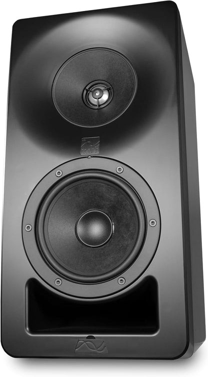 Kali Audio SM-5-C, passieve 3-weg studiomonitor (high-performance box, 5-inch woofer, 4-inch middentoner, 1-inch metalen dome-tweeter, professionele geluidsomvormer technologie), zwart