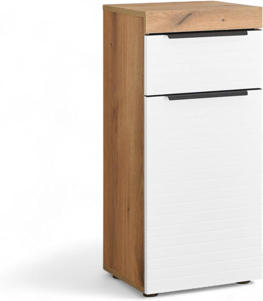 Badkamerkast – Opbergkast – Ladekast – Kastje – Badmeubel – FSC Gecertificeerd Hout – Compact 36x79x31 cm
