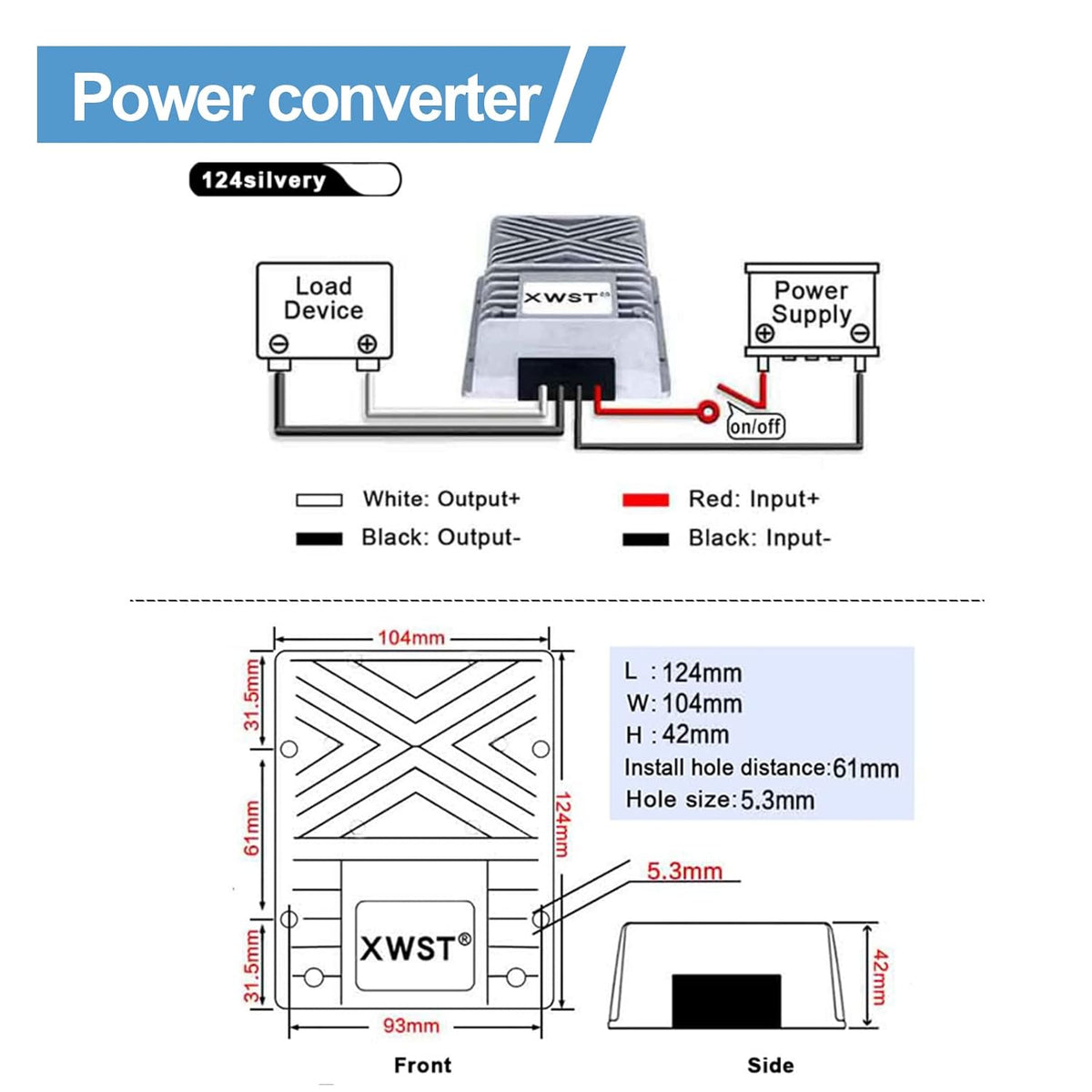 48V 12V omzetter DC spanningsomzetter 36V/48V naar 12V 70A 840W autovoeding omzetter converter transformator trafo adapter breed ingang voor auto motor vrachtwagen personenauto voertuig boot